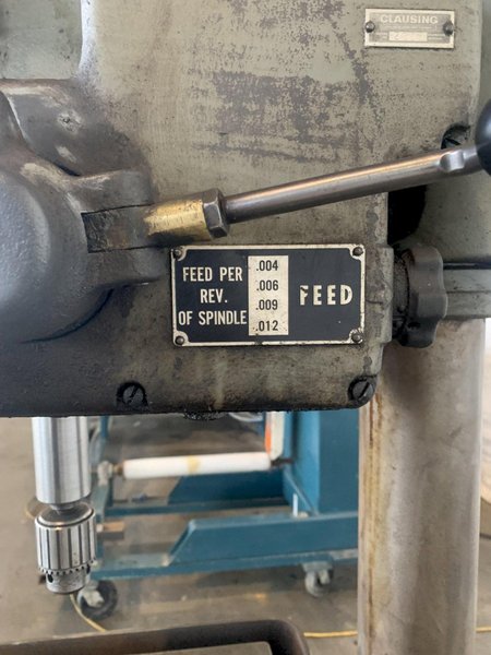 20&quot; CLAUSING 2226 VARIABLE SPEED DRILL PRESS. STOCK # 1165723