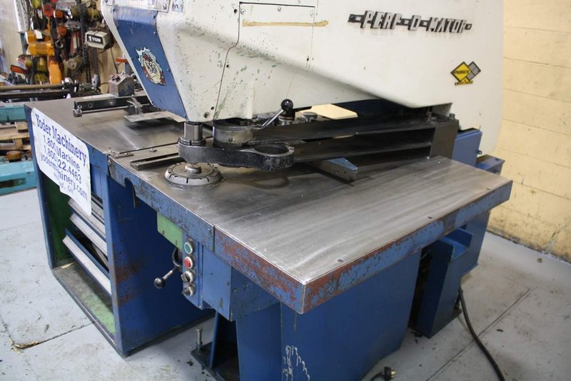 25 TON PIERCE ALL PERF-O-MATOR SINGLE END PUNCH: STOCK #67093