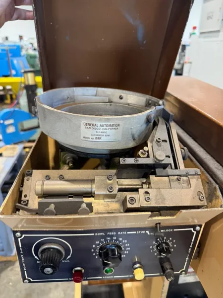 HAEGER HP6-B  6 Ton Hydraulic Insertion Press &amp; Autofeed Bowl USA #7676