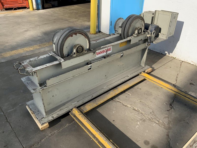 10 TON RANSOME TANK ROLL SET ON ADJUSTABLE TRACK: STOCK #81221