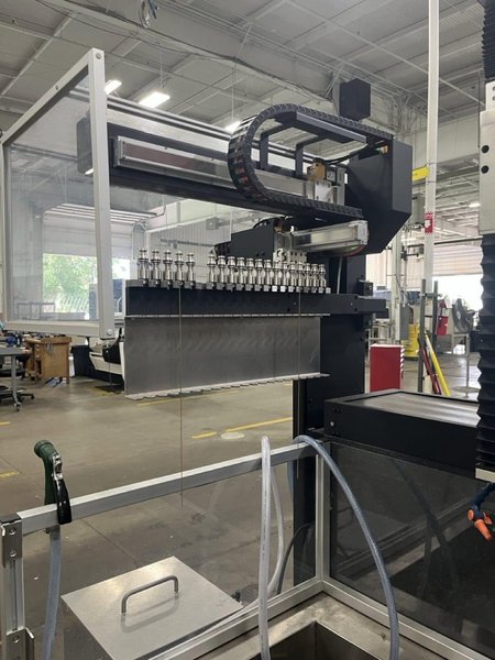 Titan Force 1600 Small Hole EDM Drill, 2023 – Tilting Drill Head, 6-Axis Rotary