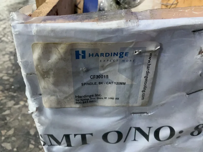 HARDINGE 8000 RPM SPINDLE  -  CF30015