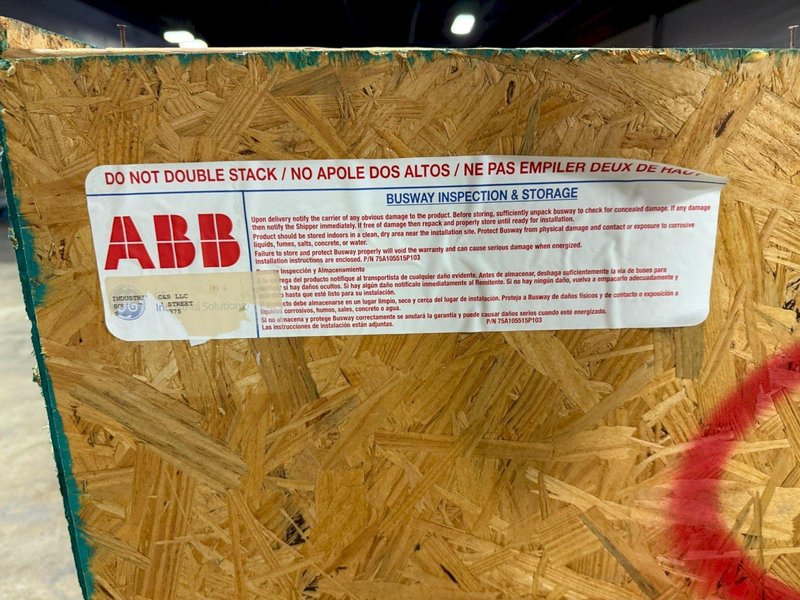 ABB 2500A Spectra Series INDOOR Copper Flat Offset (Down) 600V, 3PH, 3G, NEW