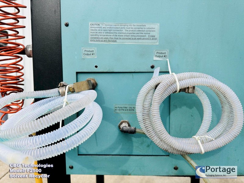 CBG Technologies Model: F2500  ||  Solvent Recycler