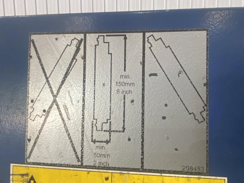 60" WIDE LISSMAC MODEL #SBM-M1500 DESCALER / BELT GRINDER: STOCK #20990