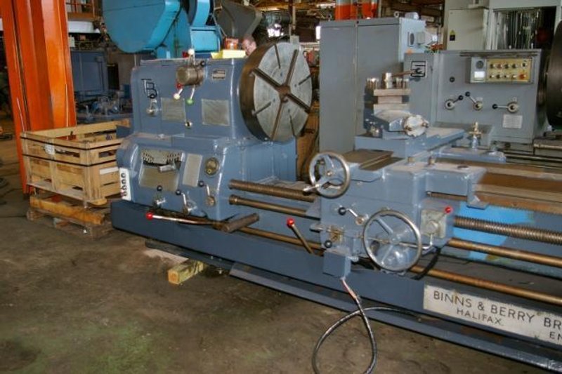 27"/45" X 138" BINNS &amp; BERRY ENGINE LATHE. STOCK # 0680624