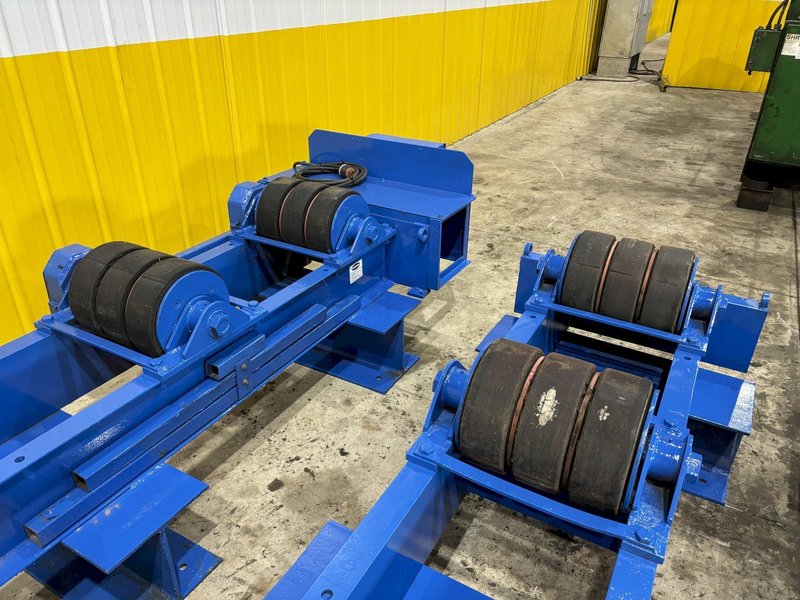 40 TON 80,000 LBS WELD-WIRE MODEL #WWR-20 POWERED TANK TURNING ROLLS, 1 DRIVE &amp; 3 IDLERS: STOCK #19996