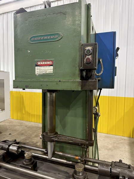 12 TON GREENERD MODEL #HCS-12-8 HYDRAULIC C-FRAME STRAIGHTENING PRESS: STOCK #20683