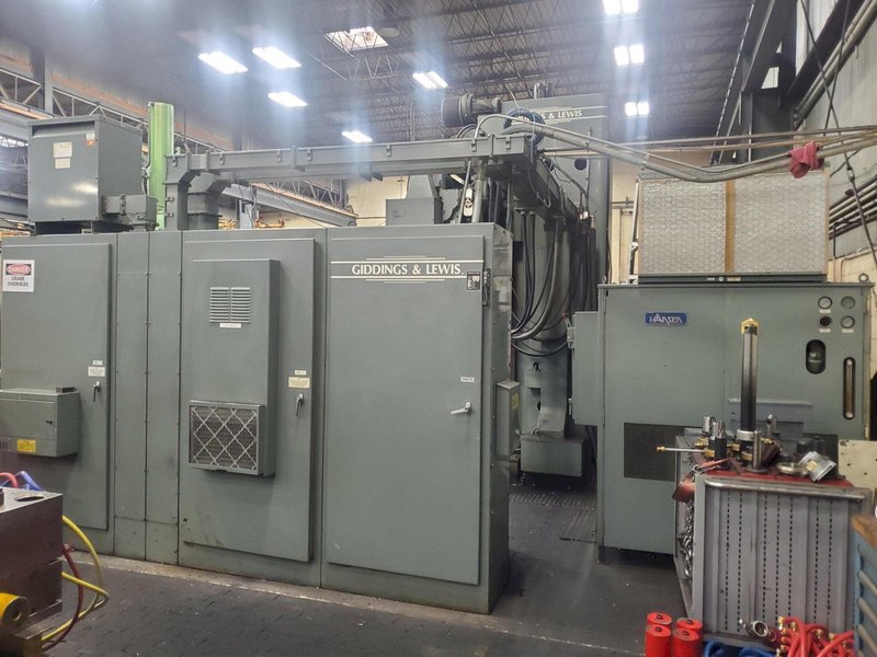 5&quot; GIDDINGS &amp; LEWIS G-50T HORIZONTAL TABLE TYPE CNC BORING MILL