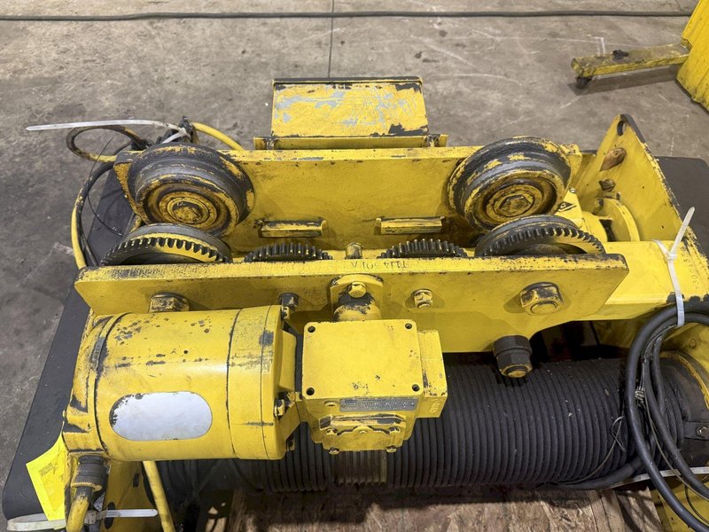 5 TON YALE PATRIOT SERIES 2000 UNDERHUNG CRANE HOIST WITH POWER TROLLEY : YOBRO #25281