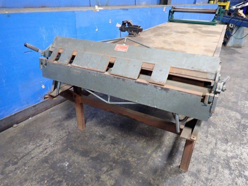 TENNSMITH / ROPER WHITNEY COMPANY 36" / 22 GAUGE MANUAL SLIP ROLL / BENDING BRAKE UNIT  -  SR36 / U422