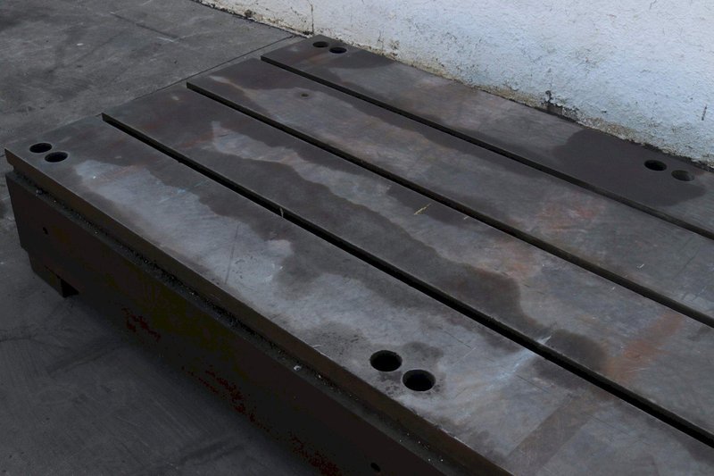 144&#039; X 48&#039; WIDE X 12-1/2&#039; THICK T SLOTTED FLOOR PLATE; STOCK #73253