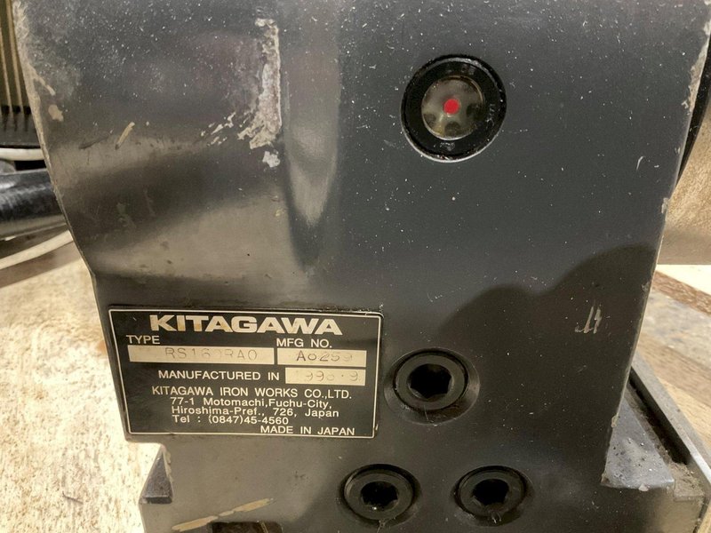KITAGAWA RS160RAO NC ROTARY TABLE W/ MAC MINI CONTROLLER USED