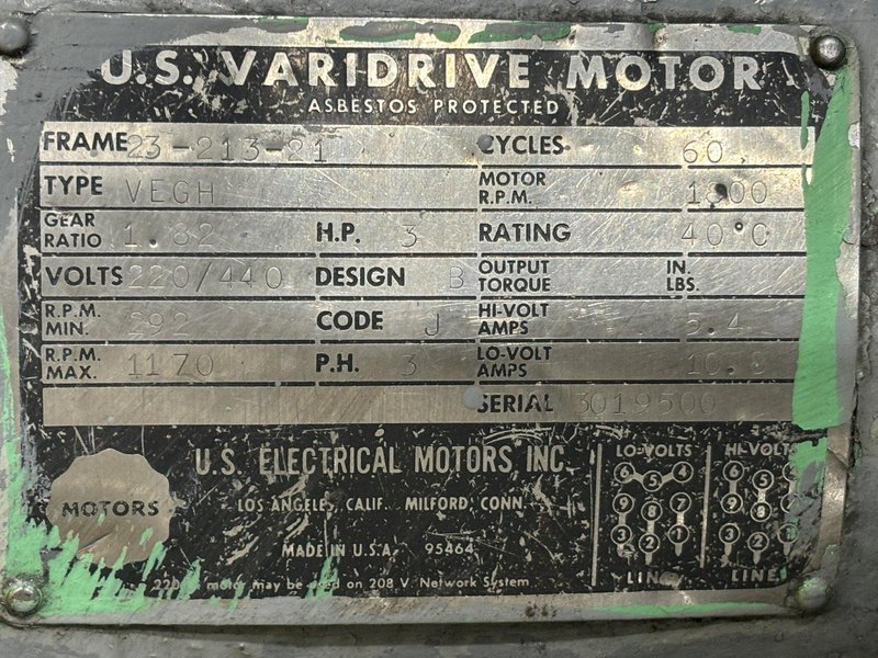 S3F NILSON MODEL #S-3F MECHANICAL 4-SLIDE WIRE MACHINE: STOCK #21694