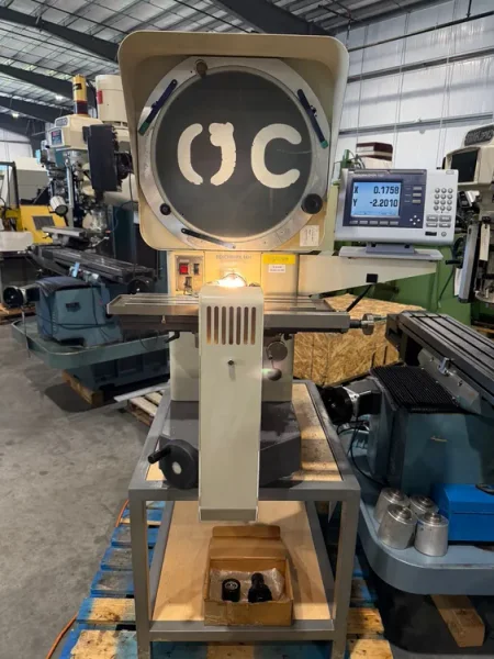 16” DORSEY 16H OPTICAL COMPARATOR DRO 2003’ #7772