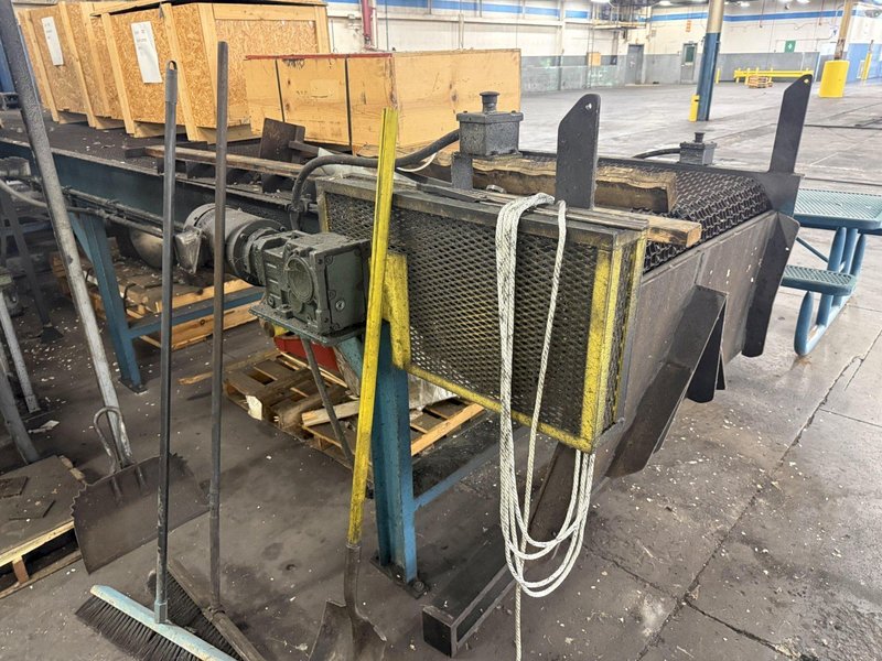 48" X 25' HEAVY DUTY STEEL MESH BELT POWERED CONEYOR: YOBRO #25907