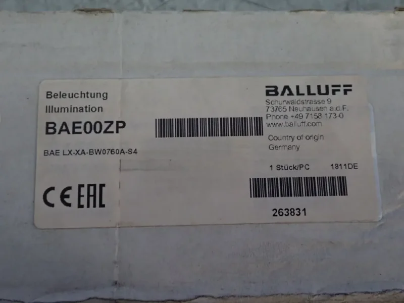 BALUFF LED MACHINE LIGHT   -  BAE LX-XA-BW0760A-S4
