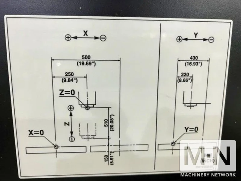 Mazak VCC 5X 20K CNC 5-Axis Vertical Machining Center, 2012