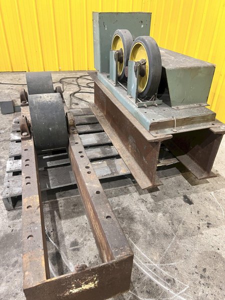 4,000 LB PANDJIRIS PIPER PIPE TANK TURNING ROLLS, DRIVE &amp; IDLER: STOCK #20362