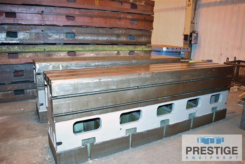 T-Slotted Riser Tables 42&quot; x 24&quot; x 127.5&quot; Cast Iron