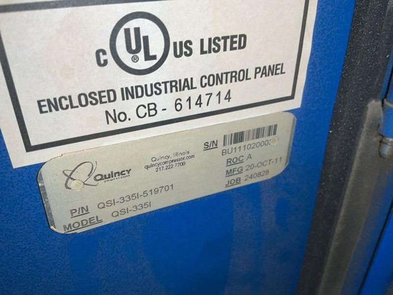 QUINCY COMPRESSOR 75 HP AIR COMPRESSOR   -  QSI-335I