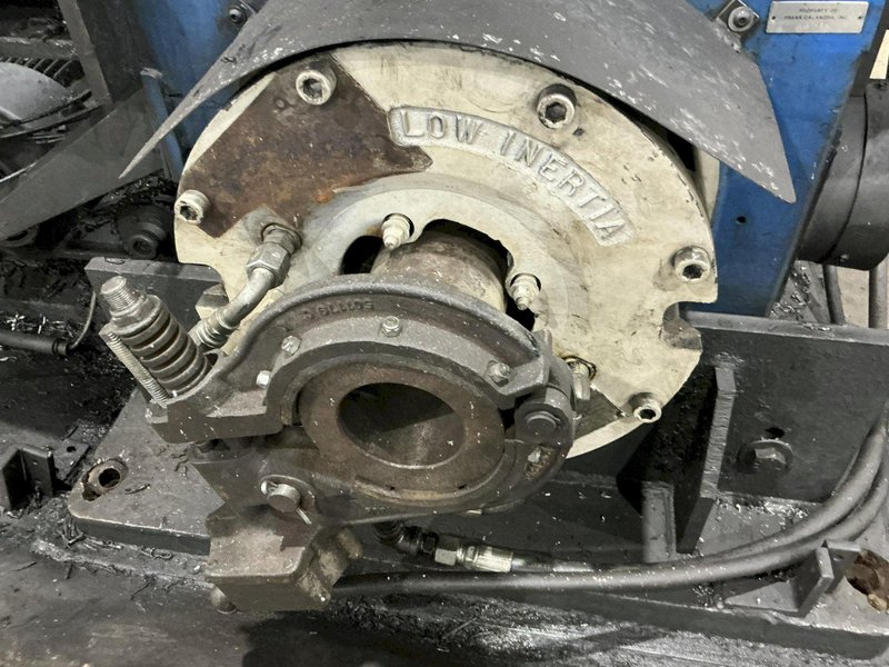 55 TON YODER MODEL #P55 CUT-OFF PRESS, W/ 5" STROKE, AIR CLUTCH &amp; BRAKE: YOBRO #24312