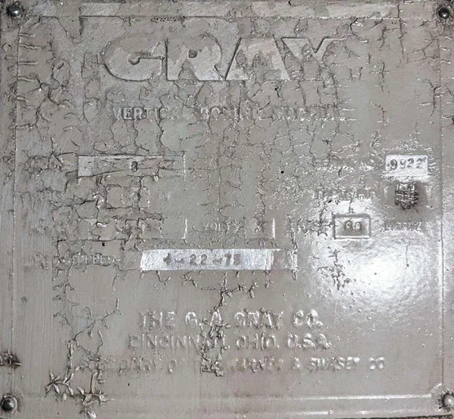 Gray Ringmaster 60″ CNC Vertical Boring Mill – VTL