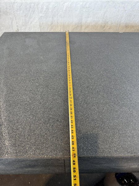 96&quot; x 48&quot; X 10&quot; GRANITE SURFACE PLATE W/ STAND. STOCK # 0881025.