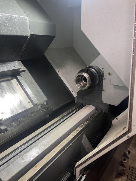 Haas DS-30Y CNC Multi-Axis Lathe, 2022 – Haas Servo Bar Feeder, Tool Presetter, Parts Catcher, Chip Conveyor, Sub Spindle