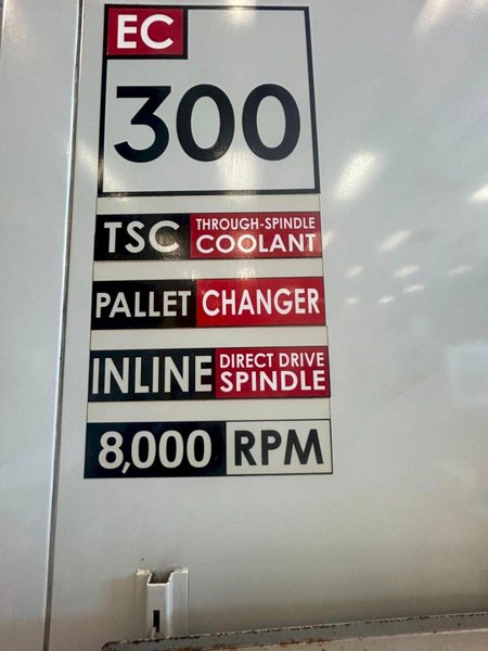 Haas EC-300 300mm CNC HMC, 2006 – Through Spindle Coolant, 8K Spindle