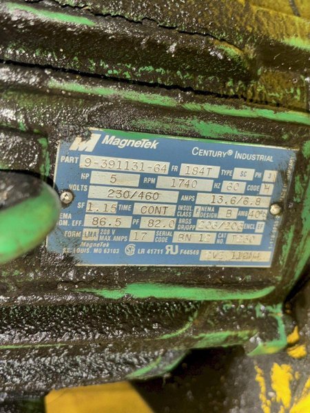 VL/RAMPE MODEL #SB-8 DUAL MEDIA VIBRATORY DEBURRING MACHINE: YOBRO #23875