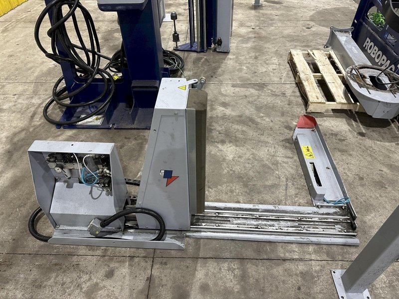 2016 ROBOPAC MODEL ROTOTECH-CS-708  FLOOR MOUNTED SEMI-AUTOMATIC STRETCH WRAPPER : STOCK #22319