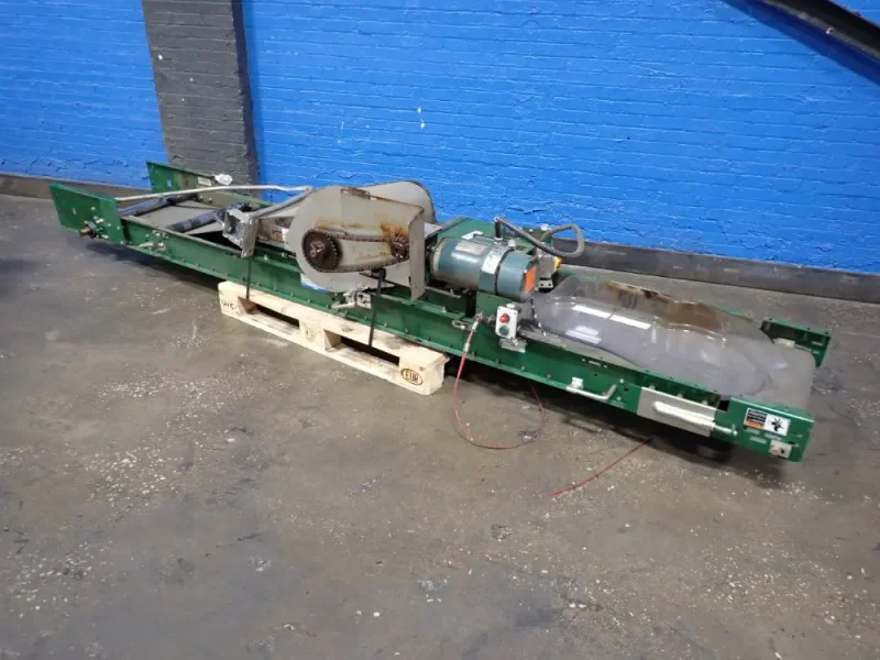 SIEMENS DEMATIC 18" X 148" POWERED BELT CONVEYOR