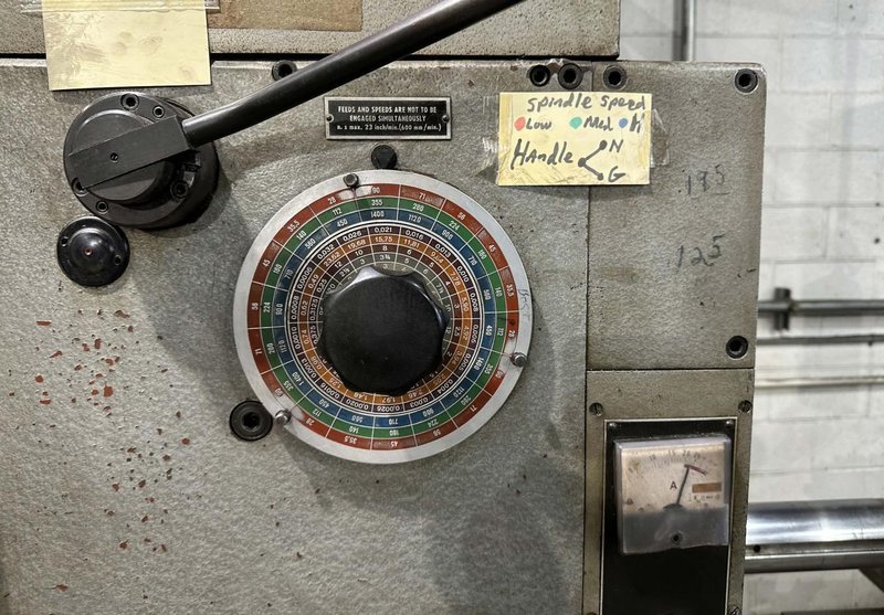 3.5" TOS MODEL #W9 ROTARY TABLE HORIZONTAL BORING MILL 1980 : YOBRO 25160