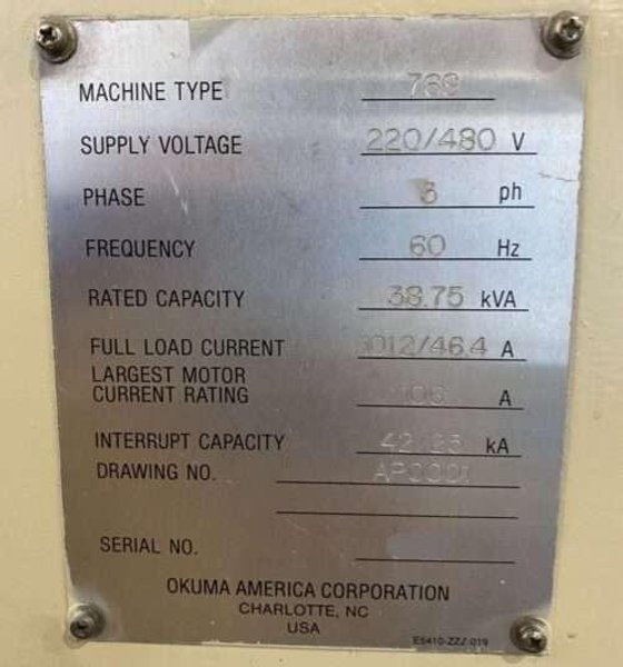 Okuma Crown L1420/650 CNC Turning Center
