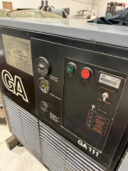 Atlas Copco 15 HP Rotary Screw Air Compressor