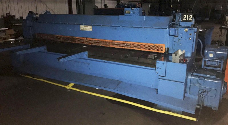 10' X 10 GAUGE WYSONG MODEL #1010HD POWER SQUARING SHEAR: STOCK #68711