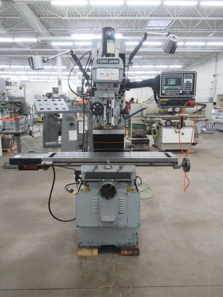 Southwest Industries Trak DPM 3-Axis CNC Vertical Bed Mill w Trak A.G.E 3 3-Axis CNC Control, Kurt Power Draw Bar, 10" x 50" T-Slotted Table and MORE!