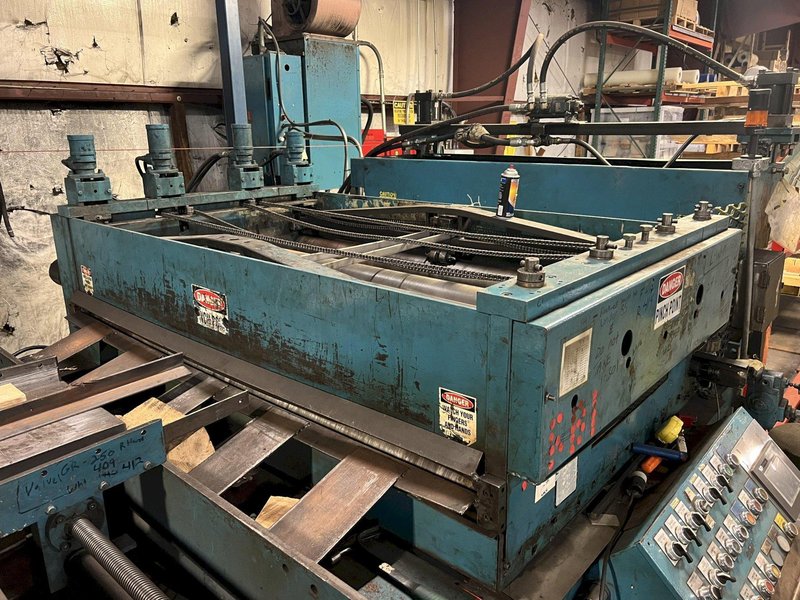 72&quot; X .135&quot; RBI (RED BUD INDUSTRIES) MODEL #SM6-72 AUTOMATIC CUT-TO-LENGTH (CTL) BLANKING LINE: STOCK #20195