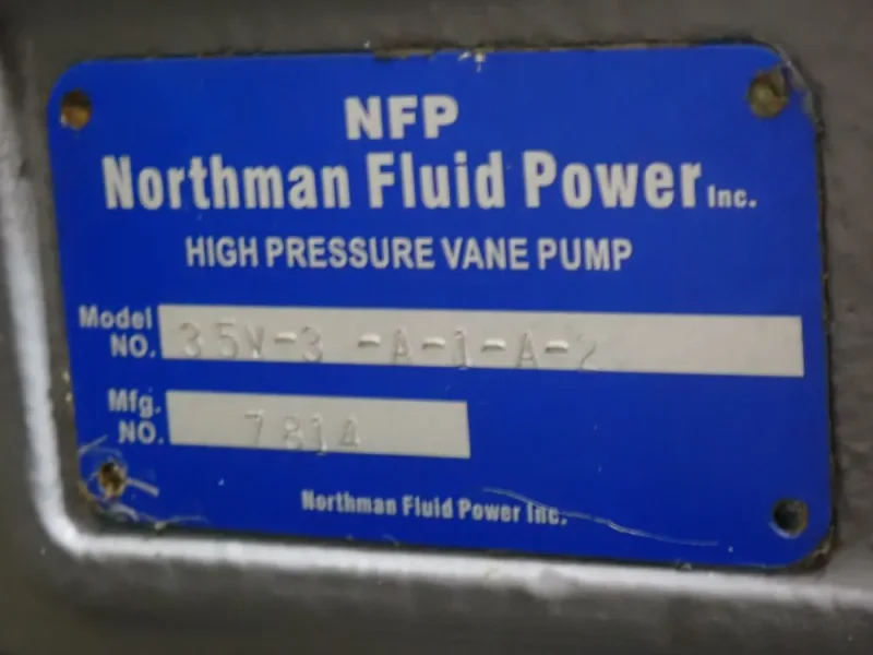 PARKER/NFP 15 HP HYDRAULIC UNIT  -  35V-30-A-1-A-20