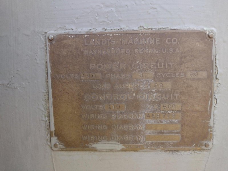 3&quot; LANDIS MODEL #24-PW LAN-HY-ROL THREAD ROLL THREADER: STOCK #20034