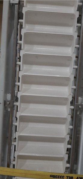 PFI 12.5′ Polycarbonate Bucket Conveyor, 2022 – Equipped with Extra Buckets