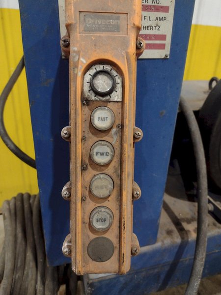 6,000 LB PANDJIRIS MODEL PIPER 3 TANK TURNING ROLLS, DRIVE &amp; IDLERS, 110V : YOBRO 24750