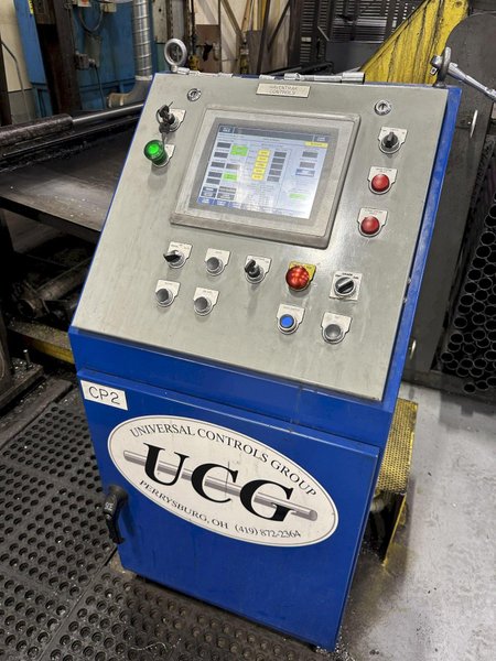 3" HAVEN MODEL HAVENTRAK-300 FYLING SHEAR TUBE CUTOFF MACHINE, UCG CONTROLS, NEW 2018: YOBRO #24319