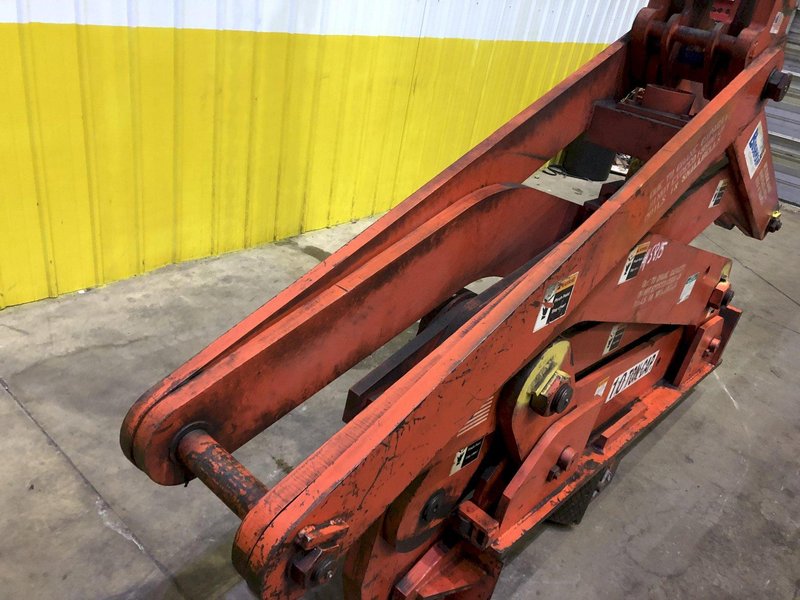 20,000 LB 10 TON BUSHMAN MODEL 6100 SINGLE RIM VERTICAL COIL LIFTING TONG SCISSOR TYPE COIL LIFT: STOCK #15815