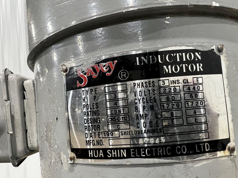 2 HP ACRA MODEL #AM-2V VERTICAL KNEE MILL: STOCK #18825