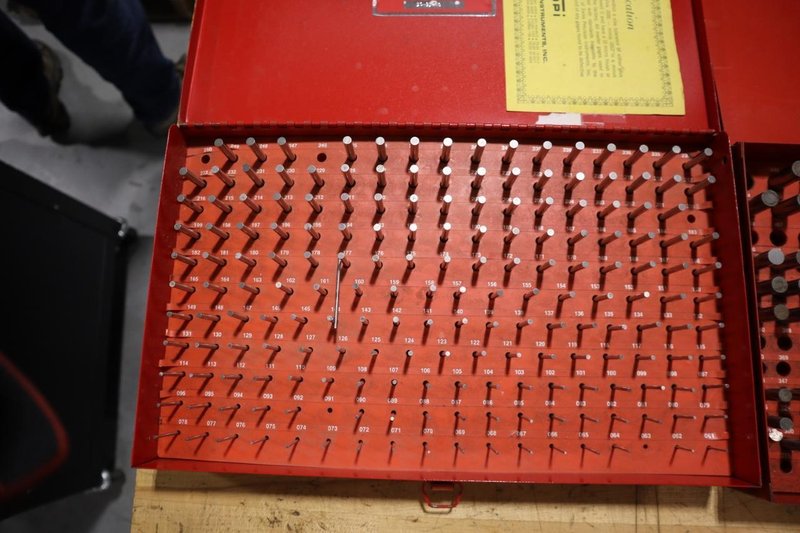 SPI Pin / Plug Gages, (2 Boxes) .061 - 250" Plus and (1) .251-.500" PLus - Incomplete- Auction Item