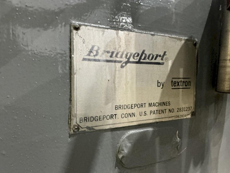 2 HP X 9" X 42" BRIDEPORT SERIES I VERTICAL RAM TYPE KNEE MILL DRO POWER FEEDS VARIABLE DRIVE: YOBRO #24264