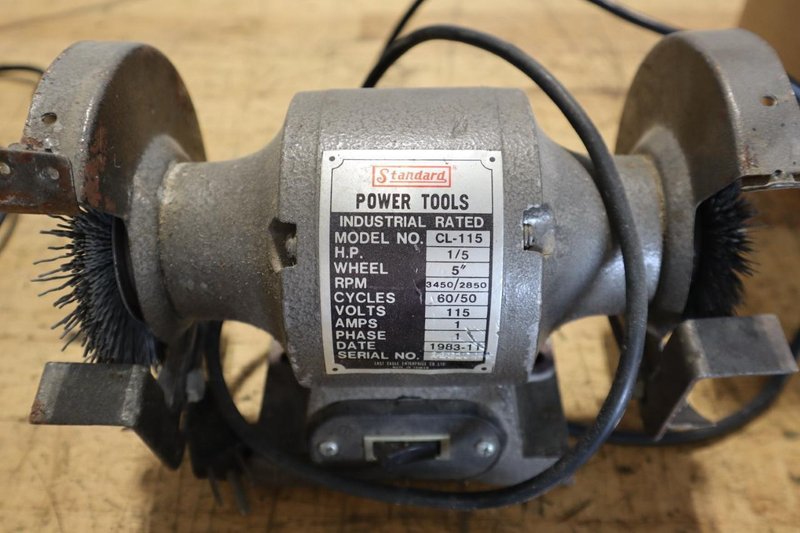 Standard Power Toold 5" Double End Bench Grinder- Auction Item