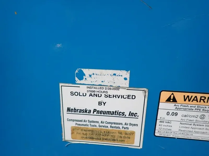 LEROI 60 HP AIR COMPRESSOR   -  60SSE